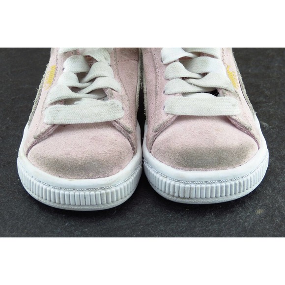 PUMA Toddler Girls 5 Medium Pink Fashion Sneakers Suede 1018 - Picture 2 of 7